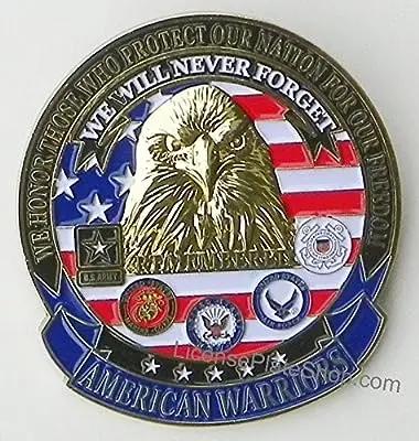 Auto Grill Badge Amer Warriors 1