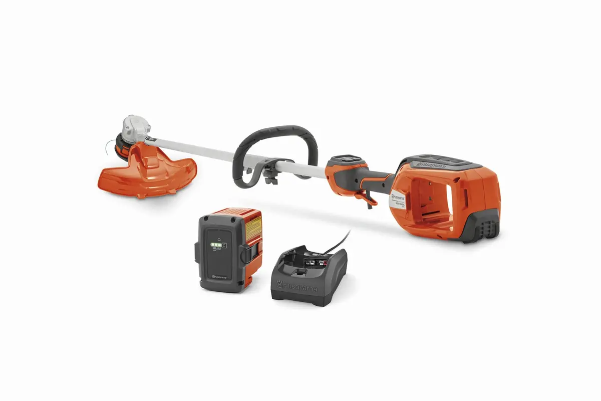 Husqvarna Weedeater 320Il Cordless String Trimmer With Battery And Charger, 16-Inch Straight Shaft Electric Weed Eater With Rapid Replace Trimmer Head For Seamless String Reloading 1