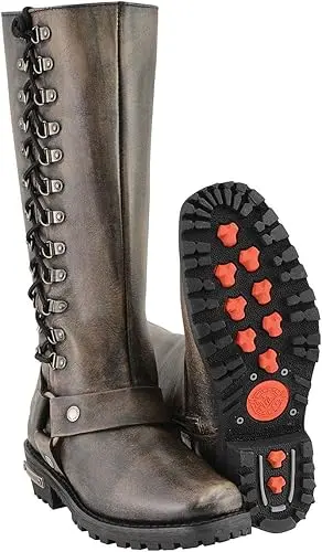 Women's Tall Boot Distressed Brown 1