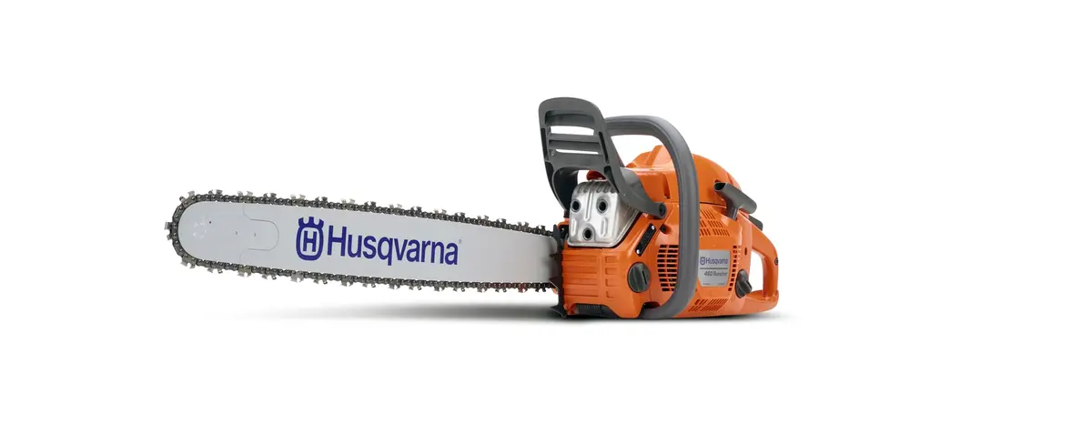 Husqvarna 460 Rancher Gas Powered Chainsaw, 60.3-Cc 3.6-Hp, 2-Cycle X-Torq Engine, 24 Inch Chainsaw With Automatic Adjustable Oil Pump, For Wood Cutting, Tree Trimming And Land Clearing 1
