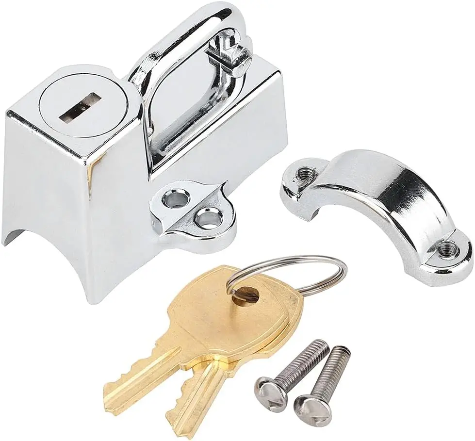 Universal Helmet Lock Chrome 1