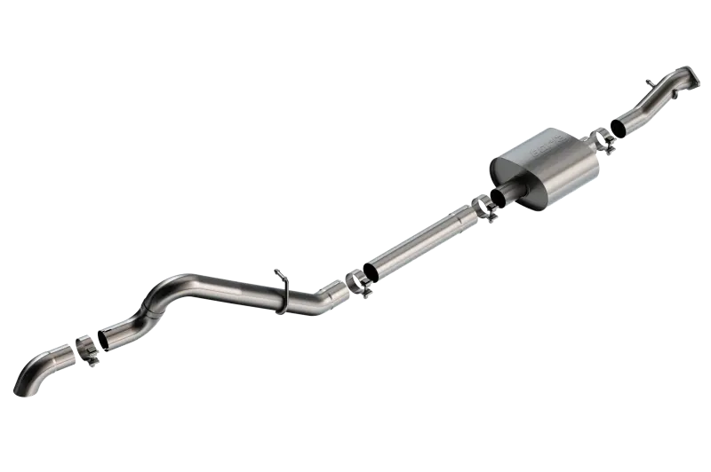 Borla 2Dr/4Dr T-304 Stainless Steel Cat-Back S-Type Exhaust -2021+ Ford Bronco 2.3L - Brushed - Bor140898 1