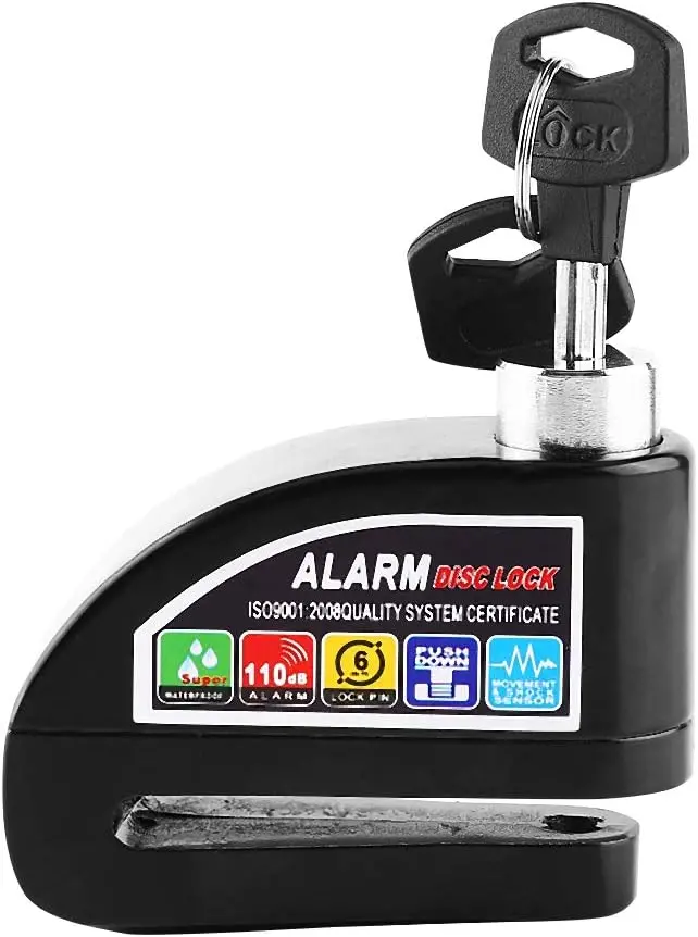 Disk Brake Anti-Theft Alarm Lock 1