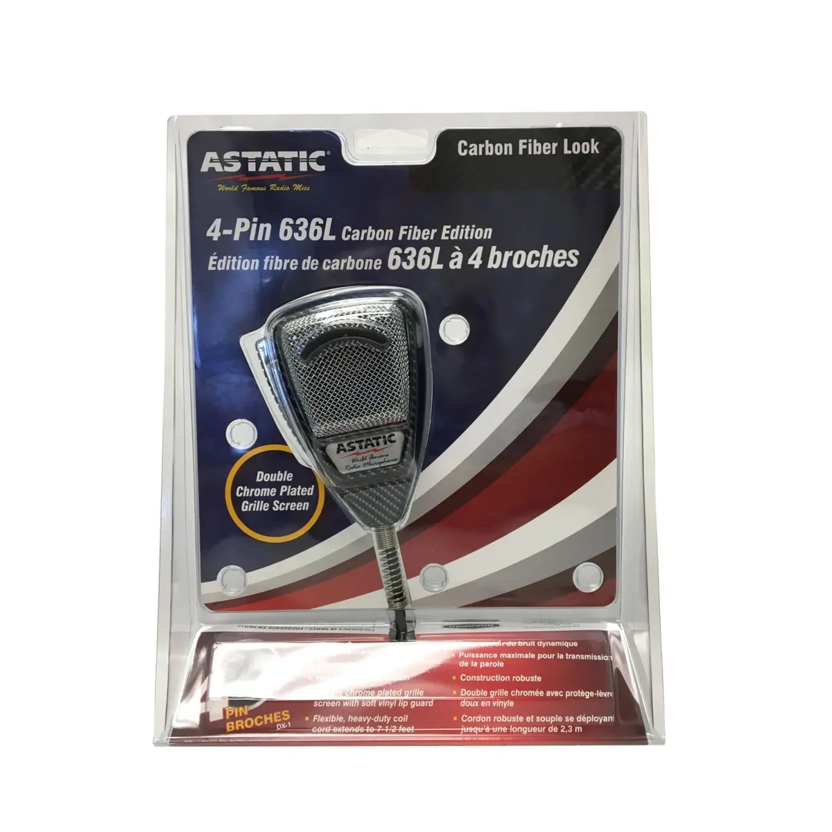 Astatic 636L Carbon Fiber Cb Microphone 1