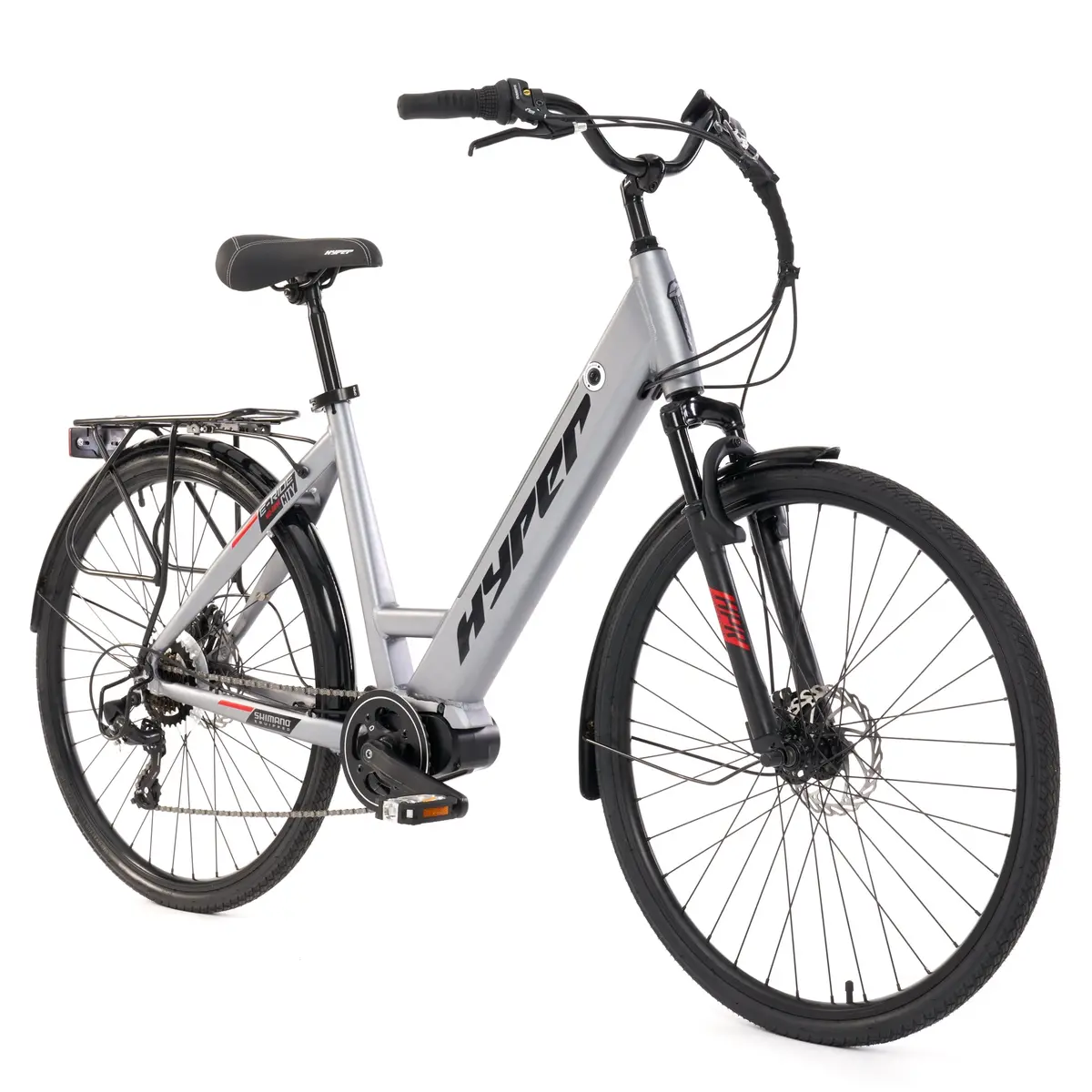 700C Hyper E-Ride City Mid-Drive E-Bike 1