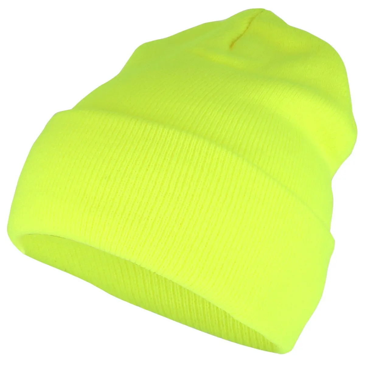 Punisher Beanie Neon Yellow 1
