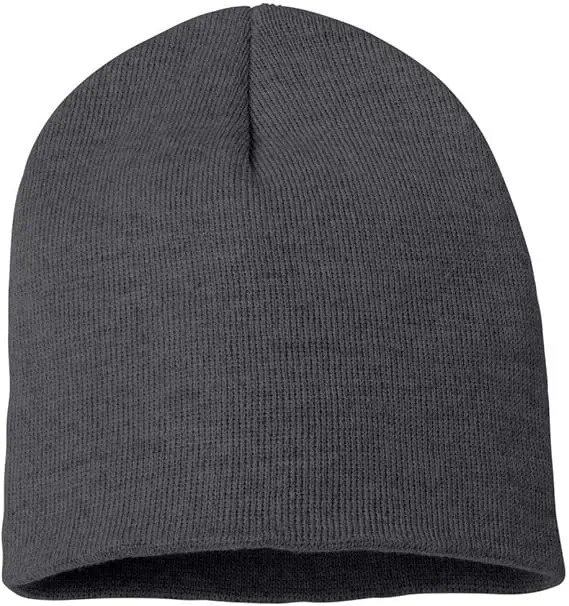 Beanie Charcoal Heather 1