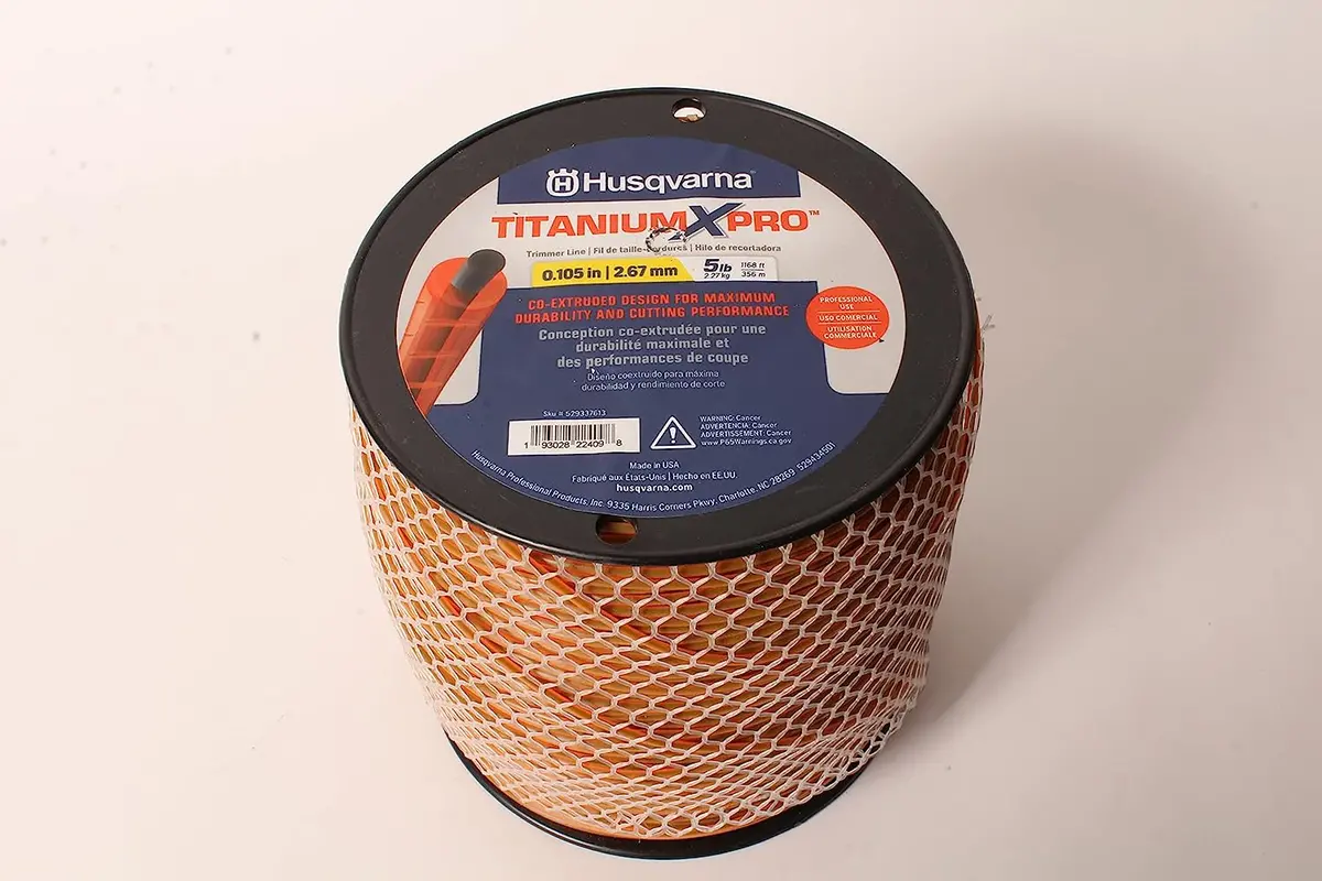 Husqvarna 529337613 Titanium Xpro Round Trimmer Line 1168' 5Lb Spool .105" 1