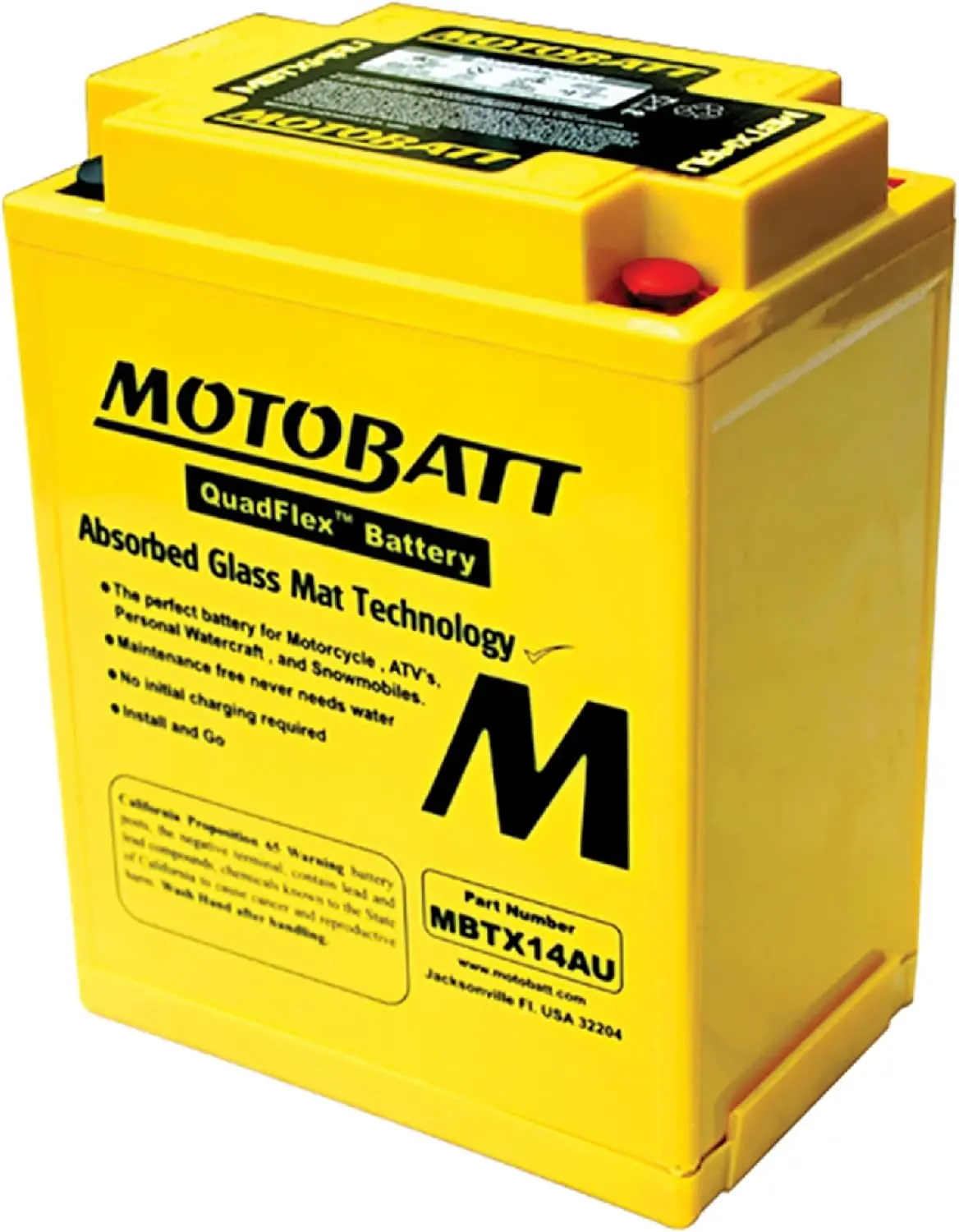 12V Mc Battery Mbtx14au 1
