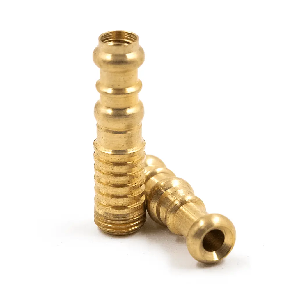 Small Brass Ornate Stem (2 Piece) 1
