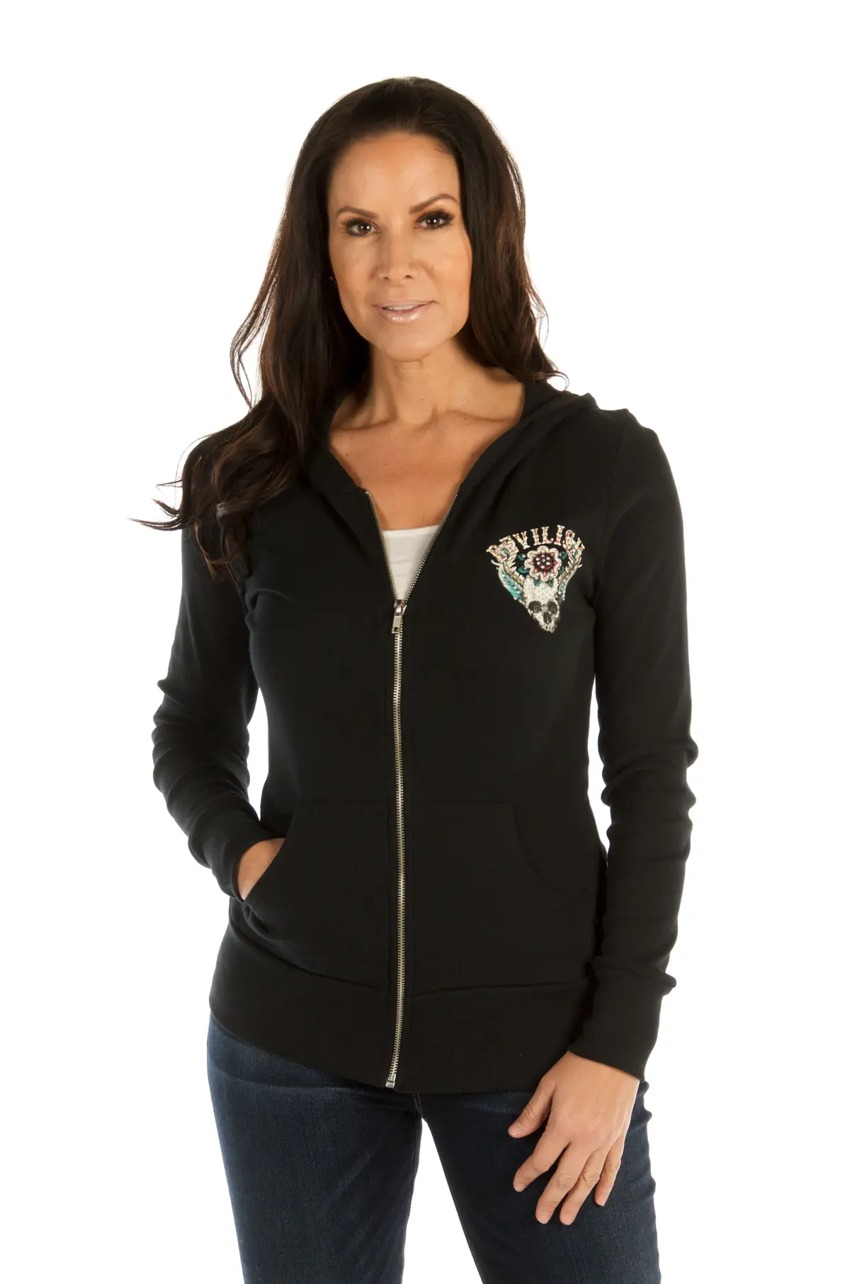 Ladies Devilish Hoodie 1
