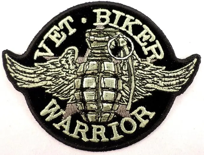Grenade(Vet Biker Warrior) 4 Inch X 3 Inch 1