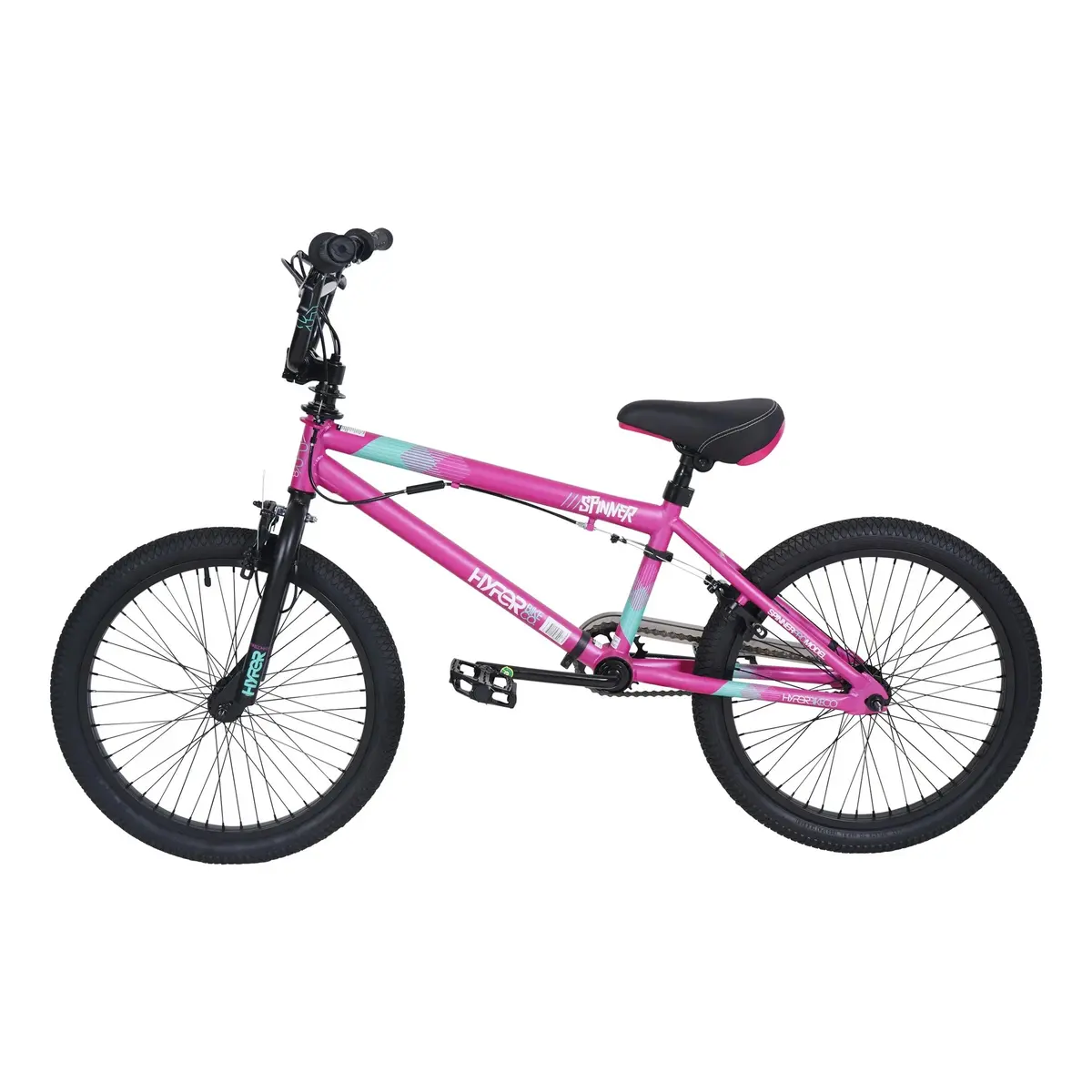 20" Girl's Spinner Bmx Bike For Kids, Pink 1