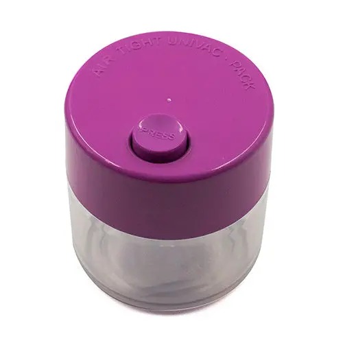 Univac Plastic Vacuum Seal Canister - Purple And Clear 1