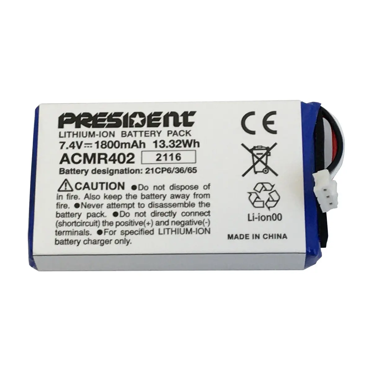 Battery Pack Replacement For President Randy, Randy Ii And Jerry 1