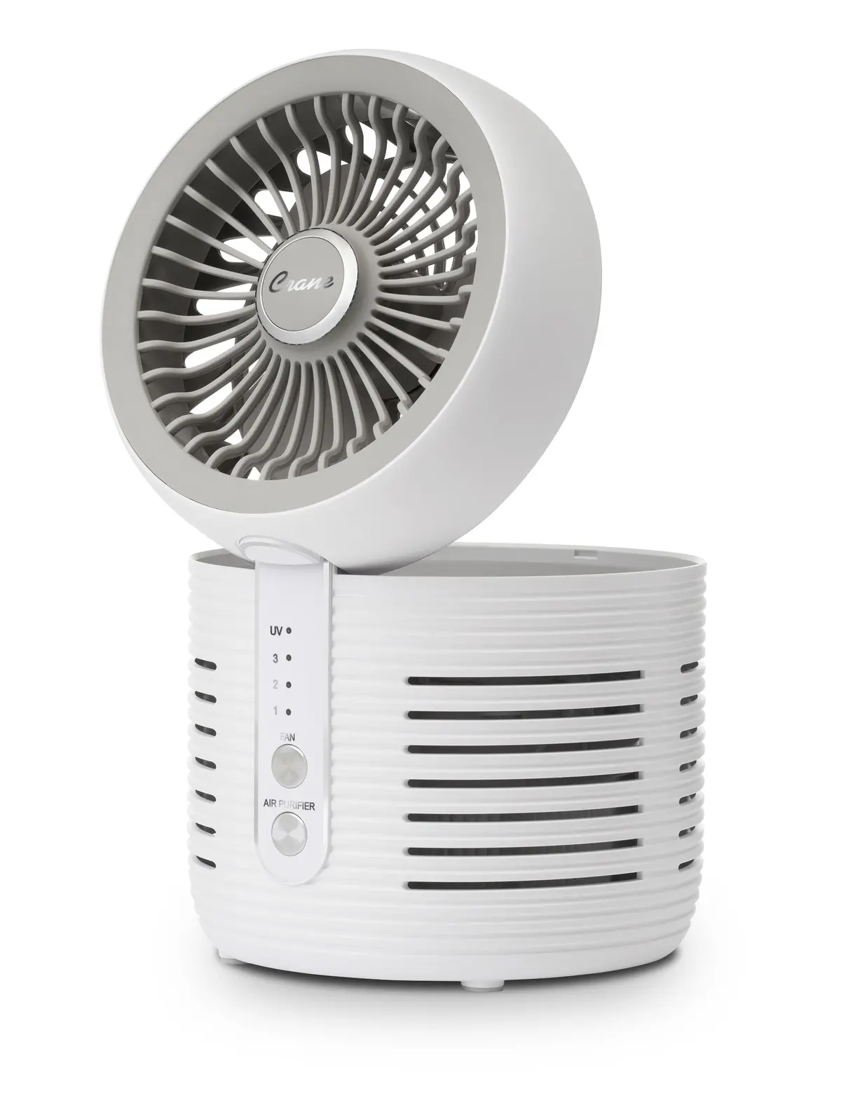 Crane Desk Top Air Purifier & Fan – With Hepa & Uvc Light 1
