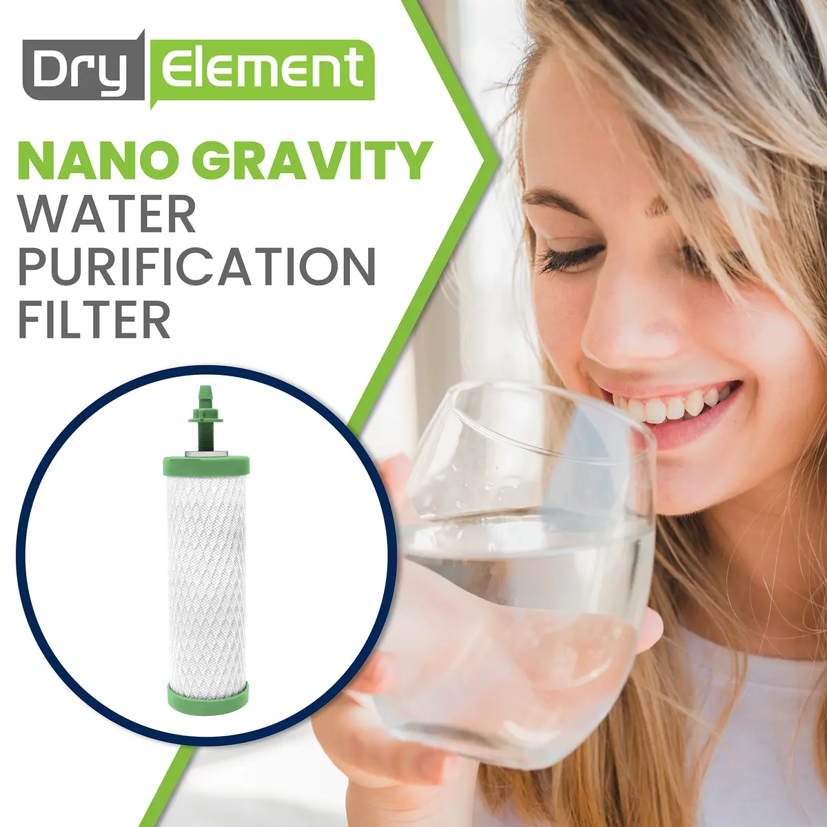 Green Nano Gravity Water Purification Filter 2