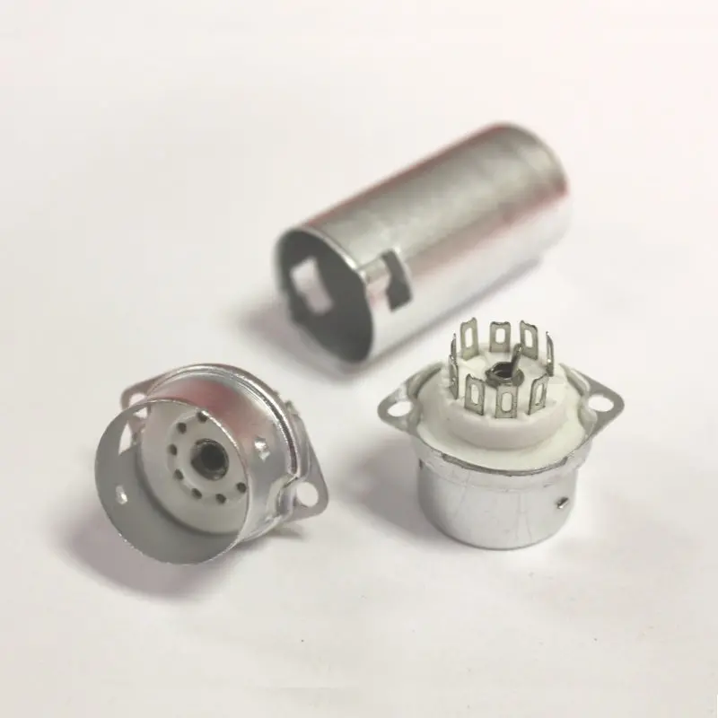 9 Pin Ceramic Socket With Shield 1