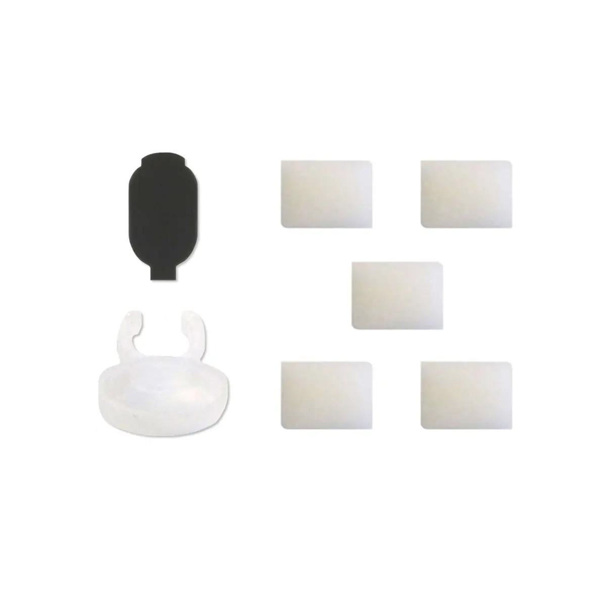 Air Inlet Filter For Devilbiss Traveler Nebulizer System (Pack Of 5) 1