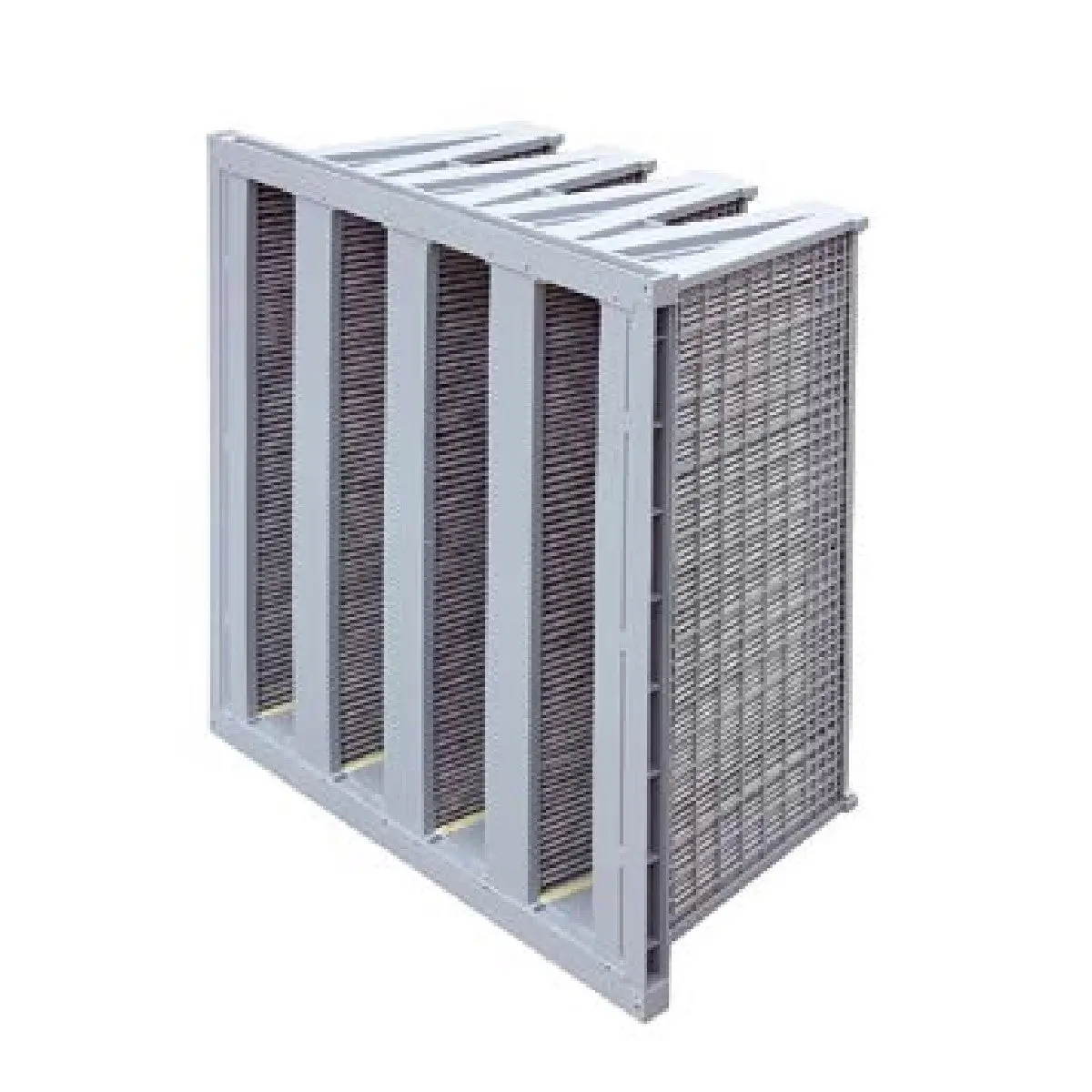 24X24x12 V Bank Carbon Filter With Plastic Frame Merv 13 1