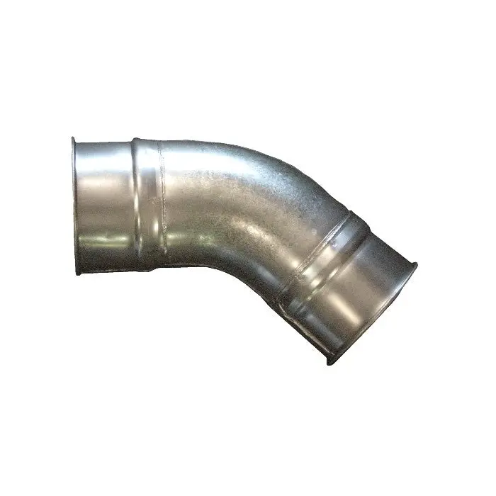 45 Degree Stitch Welded Elbow For Clamp Together Duct Pipe 1
