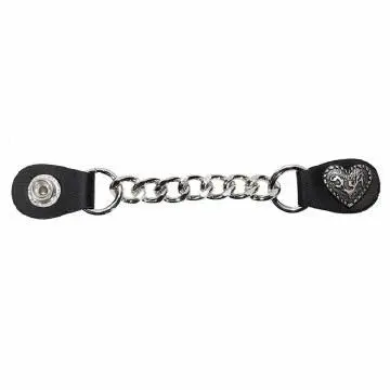Single Chain Tribal Heart Vest Silver 1