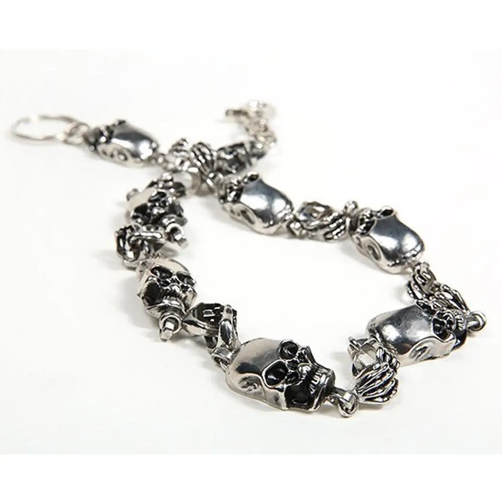 Biker Chain With Skulls 1
