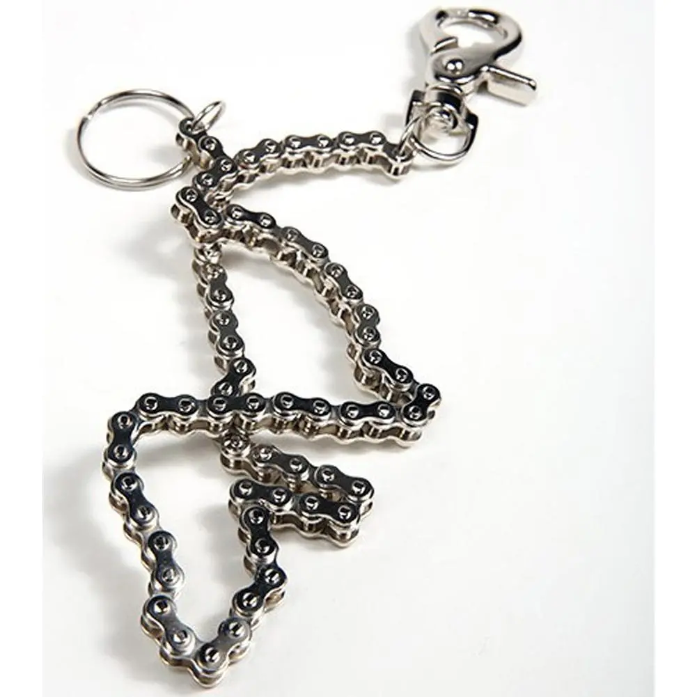19" Biker Chain Silver 1