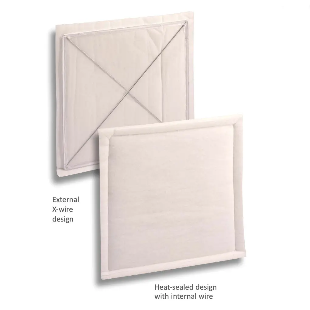 24" X 24" Polyester Diffusion Panel, With Internal, Heat Sealed Wire, 24 Pack 1