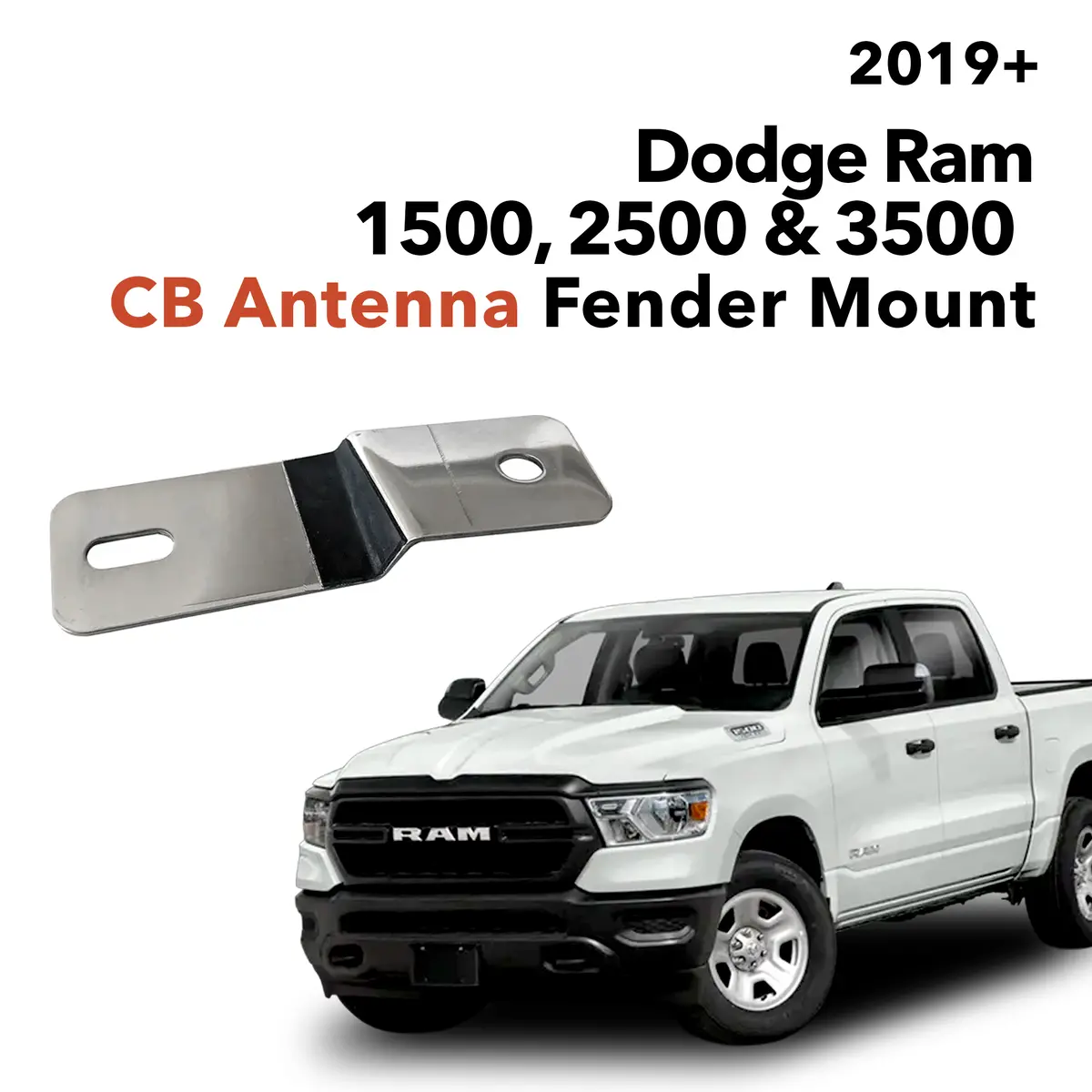 Dodge Ram 1500, 2500 & 3500 Fender Mount (2019+) 1