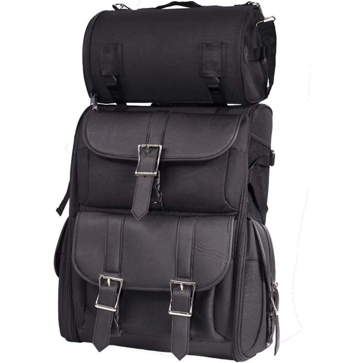 Big Pvc Mc Sissybar Bag Black 1