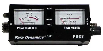 Dual Window 100-Watt Cb Swr Meter 1