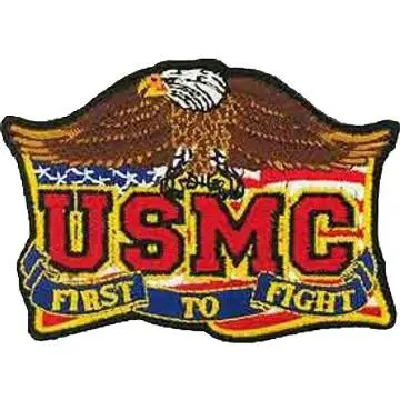 Usmc,1St To Fight Patch 1
