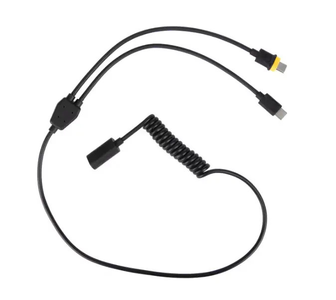 Klim Efire Goggle Usb C 2-In-1 Extension Cable 1
