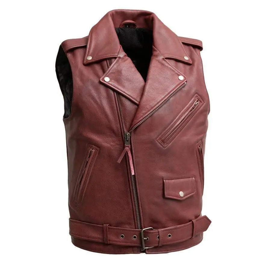 Men's Roller Leather Vest 1