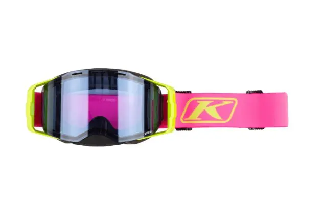 Klim Edge Goggle - Focus Knockout Pink Blue Tint 1