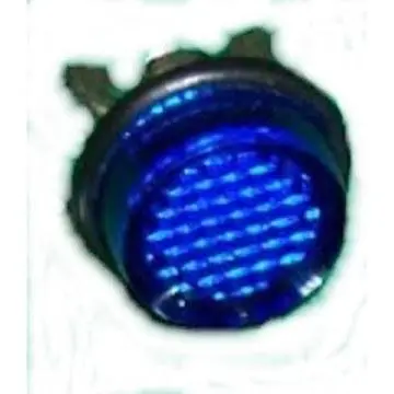 Single License Plate Reflector Blue 1