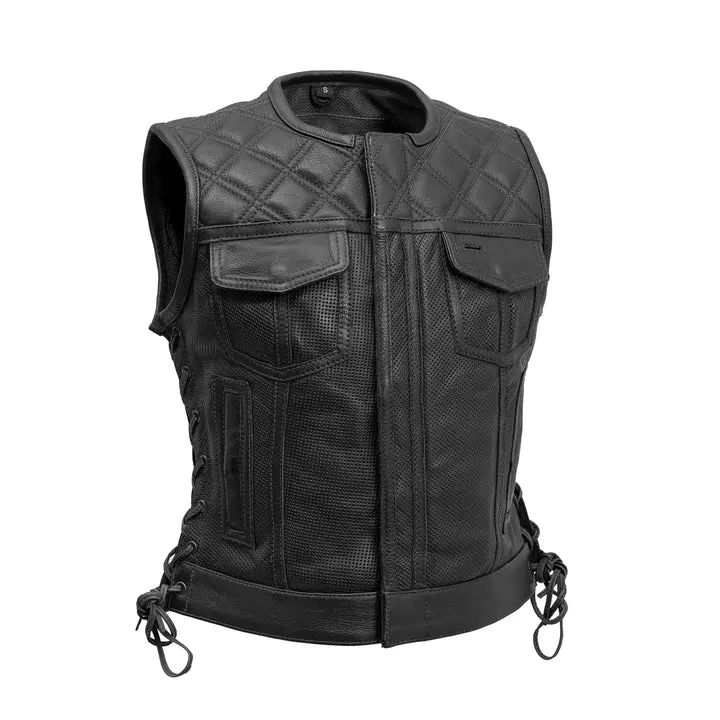 Ladies Perforated Bonnie Vest 1