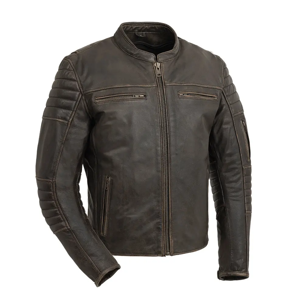 Commuter Distressed Brown Jacket 1