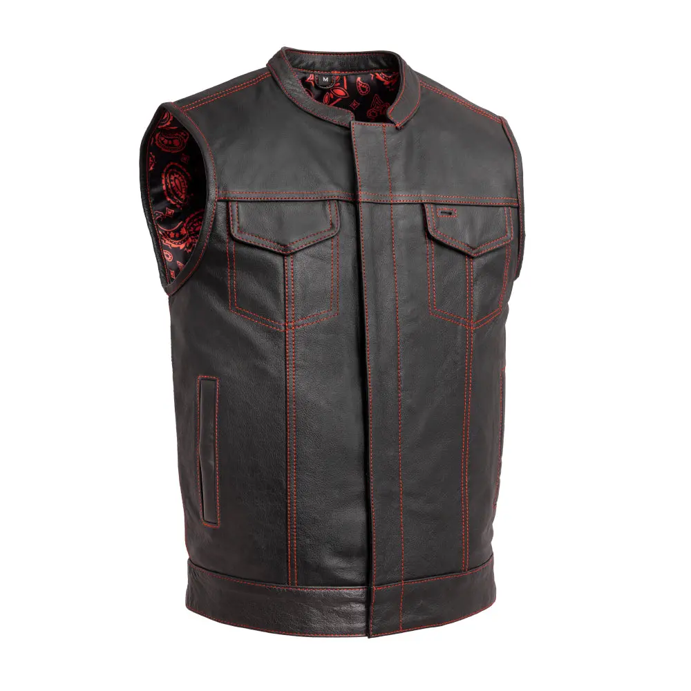 Men's Paisley Leather Cut 1
