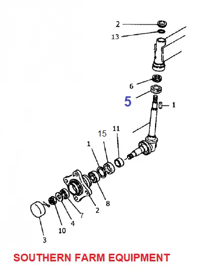 Sf-35X48x10tc   Seal,Spindle  Front Axle 1