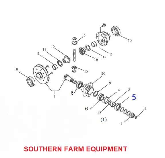 Sf-40X55x8tc Front Pinion Seal 1