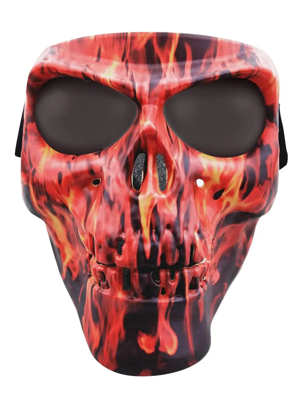 Flame Skull Mask Smoke Lens 1