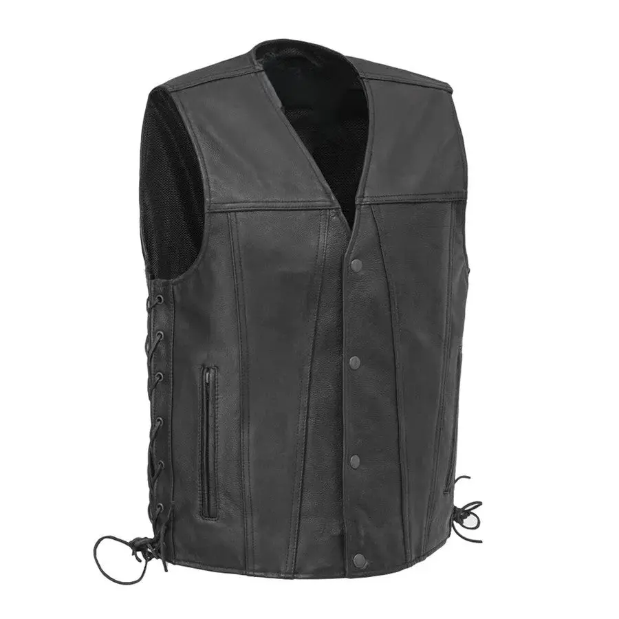 Men's Gambler Leather Vest 1