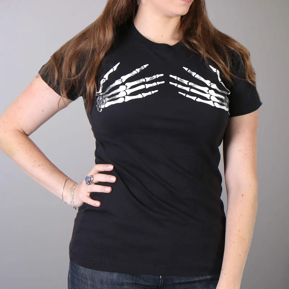 Skeleton Hands T-Shirt 1