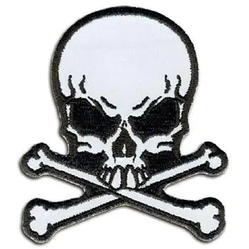 Reflective Skull Patch 1