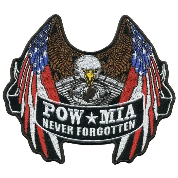 Pow*Mia Flag Eagle Patch 1