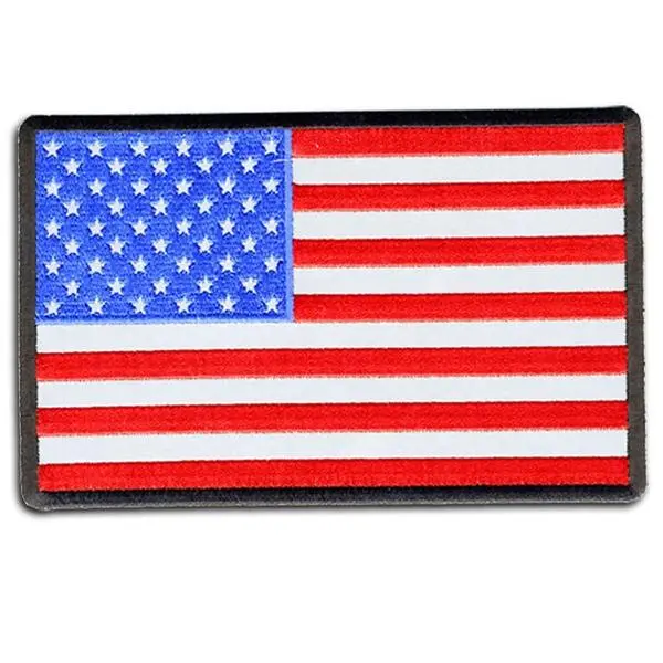 American Flag Reflective Patch 6 Inch 1