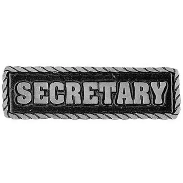 Pewter Pins Secretary 1