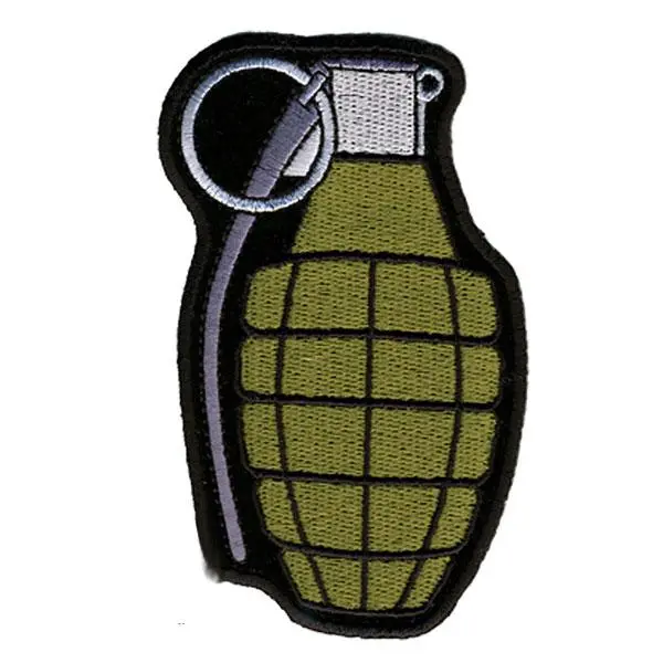 Grenade Patch Olive Green 1
